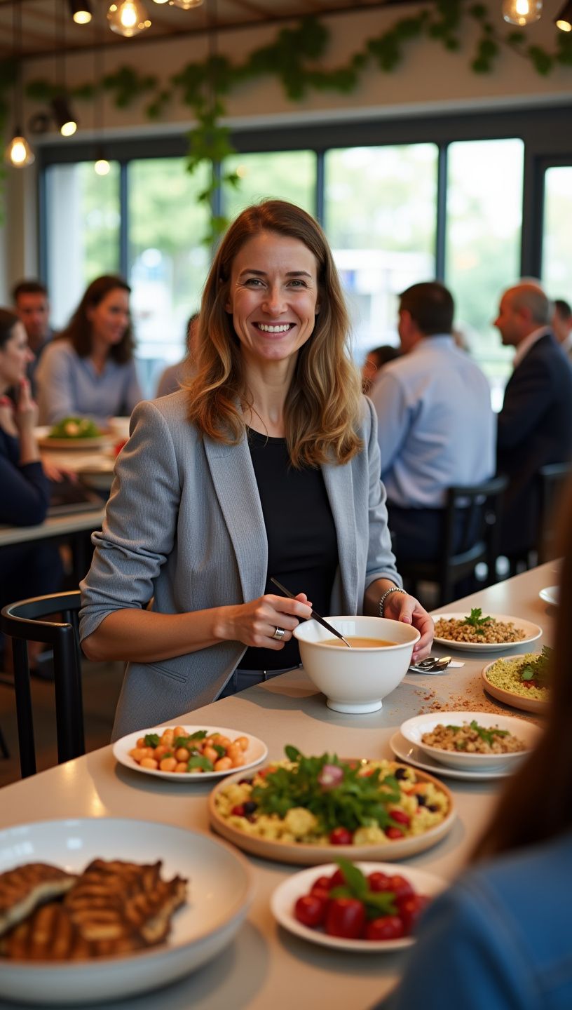 Φρέσκα φρούτα σε μπολ με γιαούρτι